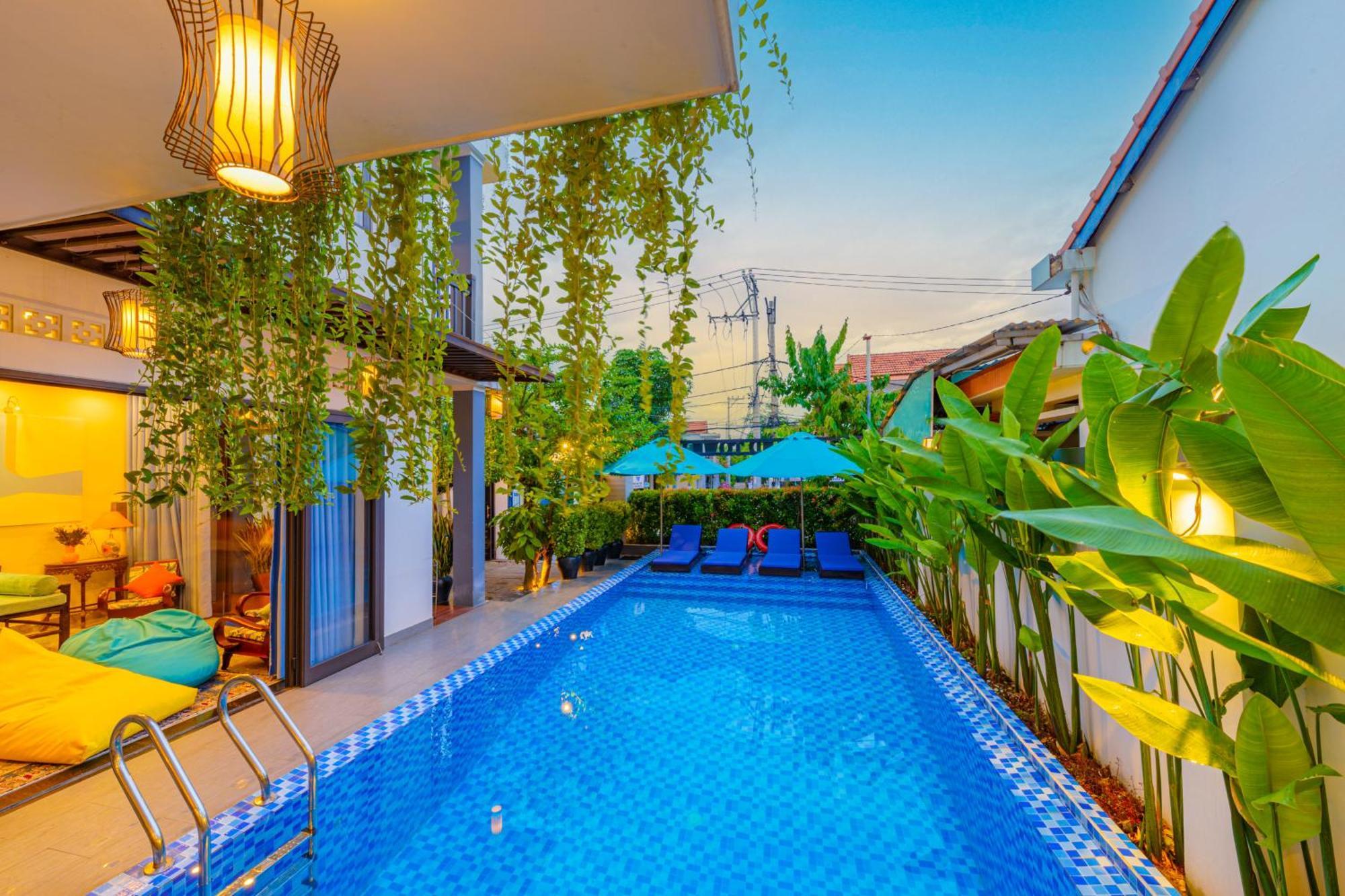 Ha Mountain View Pool Villa Хойан Экстерьер фото