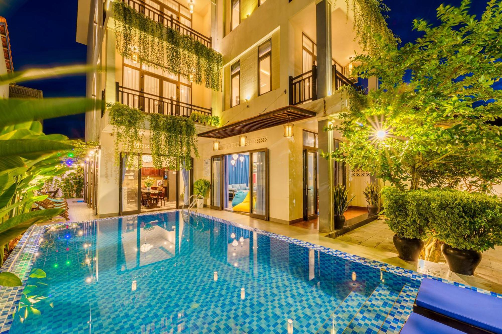 Ha Mountain View Pool Villa Хойан Экстерьер фото